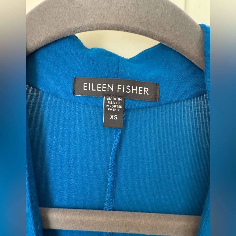 Eileen Fisher Vibrant Blue Midi Dress - Picture 2 of 5